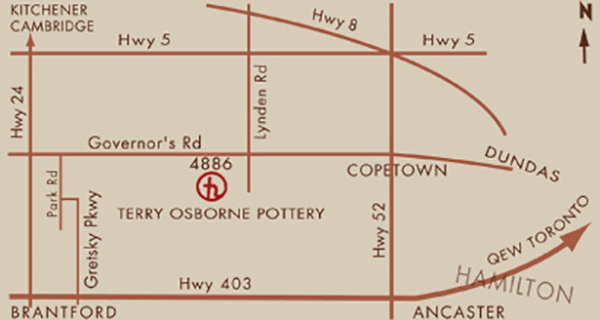 map showing the studio